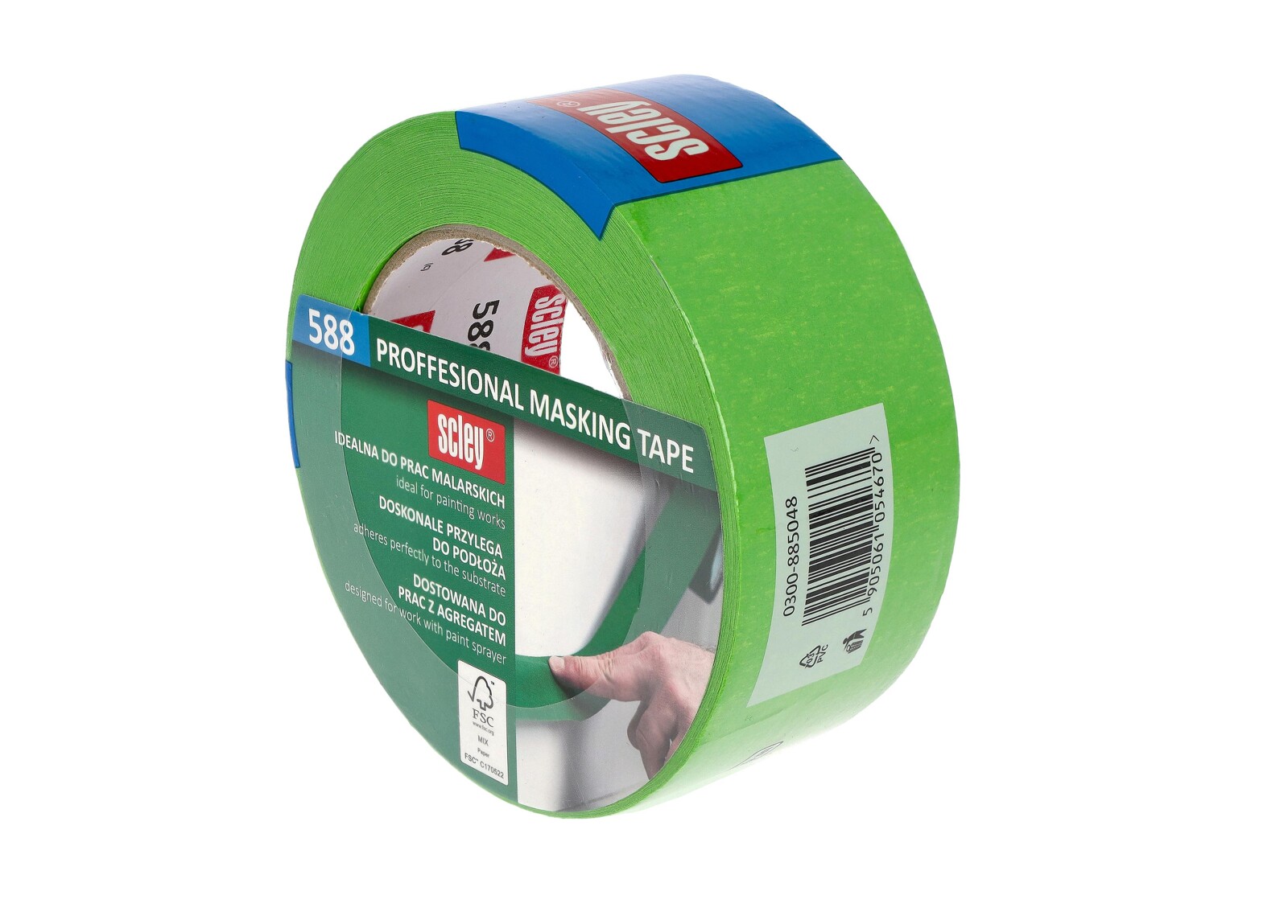 Maliarska páska SCLEY 588 - zelená 48mmx50m